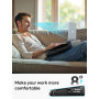 SAIJI Housse pour ordinateur portable - Double fonction - Repose-poignet - Zone de souris - Surface respirante - Double utilisat