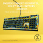 Razer BlackWidow V4 X Pokémon Edition - Clavier mécanique de Jeu - Chroma RGB - interrupteurs mécaniques Vert - 6 Touches Macro 