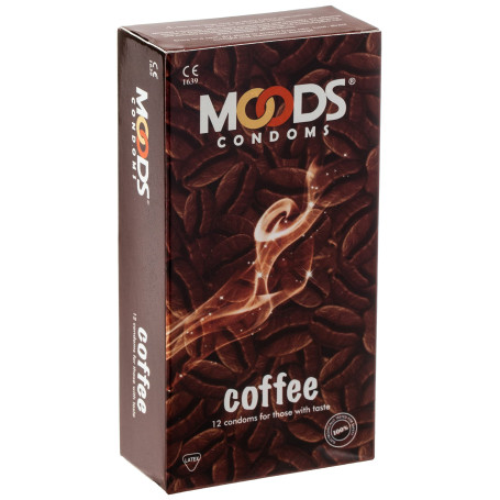 MOODS 12 préservatifs café