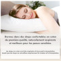Pizuna Coton Peigné Parure de Lit 90x200 cm Écume de mer, 100% Coton Longue durée 400 Fils de Satin Comprend 1 Drap Housse, 1 Dr