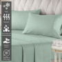 100% Coton Longue durée 400 Fils de Satin Comprend 1 Drap Housse