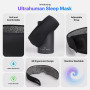 Masque de sommeil ultrahumain haut de gamme pour femmes et hommes – Masque pour les yeux occultant confortable pour le sommeil, 