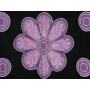 Paréo Plage Femme Serviette de Plage Sarong Drap Pareo Ethnique Bain Mer Beach Cover Up Wrap Skirt Coton Noir Violet 110 x 160 c