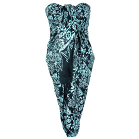 Paréo Plage Femme Serviette de Plage Sarong Drap Pareo Ethnique Bain Mer Beach Cover Up Wrap Skirt Coton Bleu Noir 110 x 160 cm