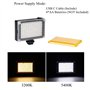 Panneau Lumineux À LED, Éclairage De Caméra À 96 LED avec Filtre 5400K/3200K Et Film 6 Couleurs, Éclairage De Remplissage De Cam