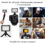 Panneau Lumineux À LED, Éclairage De Caméra À 96 LED avec Filtre 5400K/3200K Et Film 6 Couleurs, Éclairage De Remplissage De Cam