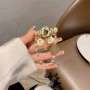 Broche en chaîne à pampilles en imitation de perles, épingles de revers élégantes, cadeau de bijoux vintage pour les femmes