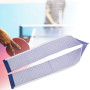 Tennis de Table Net Portable Simple Polyester Tennis Table Pong Net avec Support en Métal Sports Remplacement Accessoires(蓝)