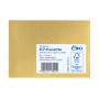ÖKI Lot de 10 enveloppes dorées/argentées - Pour cartes bon d'achat, cadeaux en argent, petites cartes de vœux, etc. - 5 pièces 