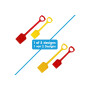 GOWI 559-23 Lot de 2 pelles Robustes 55 cm et 40 cm