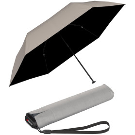 Knirps Parapluie de poche Ultra US.050 Slim Manual - Ultra léger et plat - Résistant aux tempêtes - Coupe-vent - 21 cm