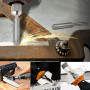 Kit de fixation d'affûtage pour tronçonneuse – 8 pièces avec guide d'angle et lime à meuler diamantée, outil électrique pour le 