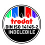 Trodat Printy 4810 Tampon de date auto-encreur couleur noire, format date GG MMM (en lettres) AAA, italien, hauteur de caractère