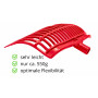 Amesbichler Fourche à fumier extra légère et presque incassable Rouge