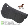 AMKA Coussin correcteur de selle 6-1 avec 6 poches + 18 coussins, tapis de selle pour ajustement de la selle