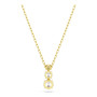 Swarovski Pendentif Stilla Attract, Taille ronde, Blanc, Placage de ton or