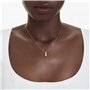 Swarovski Pendentif Stilla Attract, Taille ronde, Blanc, Placage de ton or