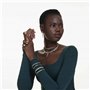 Swarovski Bague cocktail Stilla Attract, Taille ronde, Blanche, Placage de ton or