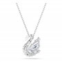 Swarovski Pendentif Swan, Tailles variées, Cygne, Bleu