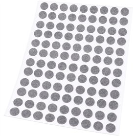 Adsamm® / 108 x Patins en Feutre/Gris/Ø 10 mm/Rond / 1