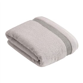 BUGATTI Serviette de bain Livorno 721 Gris clair 100 x 150 cm