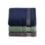 BUGATTI Serviette de bain Livorno 721 Gris clair 100 x 150 cm