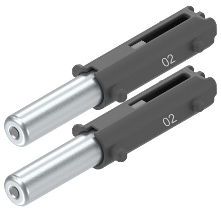 Blum 22K2024 Lot de 2 amortisseurs pour ferrure à clapet Aventos HS HL – Amortisseur de porte de rechange Blumotion pour support