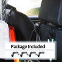 SCHITEC 4 Pcs Crochets De Dossier De Siège De Voiture - Appui-Tête De Siège Organisateur Portable Crochets Shopping Sac À Dos Vo