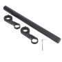Hapivida Support d'Extension de Guidon de Vélo, Alliage d'Aluminium Léger et Durable, Extension de Guidon pour Lampe LED, GPS, C