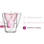 BWT Carafe filtrante Penguin blanche 2,7 l avec cartouche enrichie au magnésium Pack 1