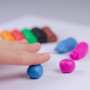 Kores - Plastilina : Pâte à Modeler pour Enfants, Douce et Facile à Modeler, Lavable et Non-Toxique, Paquet de 10 Couleurs x 20g