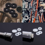 Rondelles Metal M10,20 Pièces Grandes Rondelles Plates Acier Inoxydable A2 V2A Rondelle de Calage Noir Joint Torique pour Vis et
