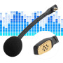 VBESTLIFE Accessoires de Micro Casque de Remplacement, pour Astro Détachable, Faible Bruit, Applicabilité, Noir