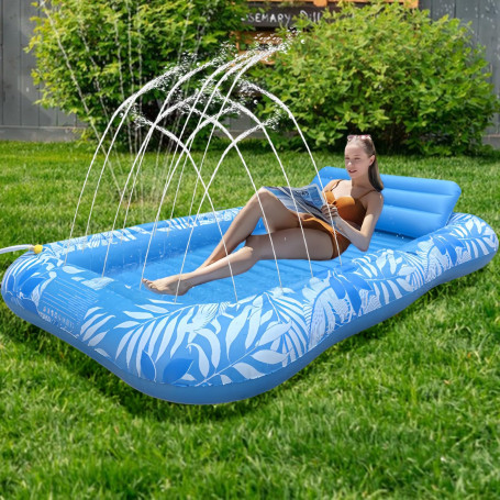 Balakaka Matelas Gonflable Piscine pour Adultes 208×130cm