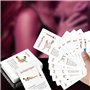 AJOHBM Jeu de 50 Cartes Jouets de Divertissement pour Couple Cartes de Chambre Accessoires pour Jeux de société de Cartes-Y3D8W