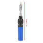 Fer à souder au gaz sans fil Butane gaz chalumeau fer à souder pistolet à souder stylo outil 1300 (bleu)