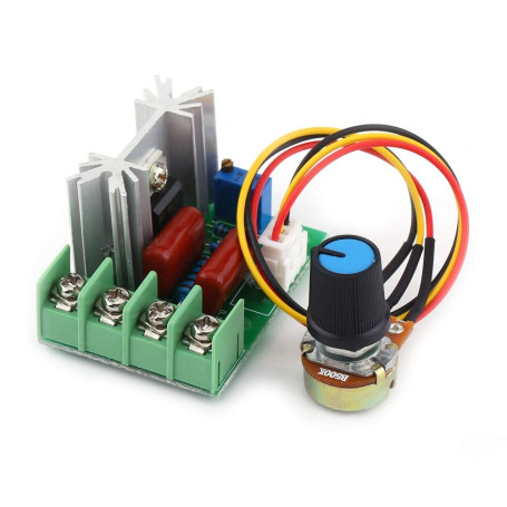 AC 50-220V 2000W SCR régulateur de tension électrique régulateur de température/régulateur de vitesse du moteur variateur de lum
