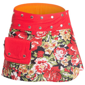 ufash Mini Jupe Portefeuille été pour Femmes