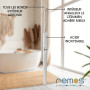 REMOS Cure-oreilles en acier inoxydable pour enlever le cérumen 14 cm satin