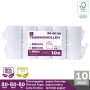 Rouleaux thermiques 80mm x 80m x 12mm – Bobine papier thermique pour caisse enregistreuse avec imprimante de ticket - Rouleau th