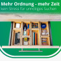 DeinKaufladen.com Lot de 8 boîtes de rangement en bois pour armoire de salle de bain - Boîte de rangement en bois - Boîte de ran