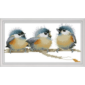 Awesocrafts Kit de broderie au point de croix