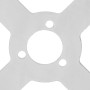 Alomejor T8F 58T Pignon de Chaîne Arrière en Acier Blanc Pédalier 3 Trous 29mm pour Mini Moto ATV Kart 47/49cc