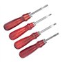 4 Pièces Bord en Cuir Biseauté en Cuir Couture Groover Esquive Coupe Bord en Cuir Outil Bricolage en Cuir Outils pour Bricolage