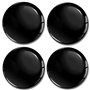 SkinoEu® 4 x 50mm Autocollant 3D Silicone Universel pour Cache-Moyeu