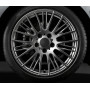SkinoEu 4 x 60mm ABS Noir Cache-Moyeu Capuchons De Centre Enjoliveurs De Roue Voiture Cache Moyeux Jante Universel Cache-Moyeux 