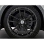SkinoEu Lot de 4 Enjoliveur Cache Moyeux Capuchon de Centre de Roue 65 mm, Compatible avec VW Enjoliveurs 3B7 601 171 / 6U7 601 