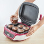 TEFAL KD812110 Cake Factory Délices Silver Appareil a gâteau. 5 programmes auto 269,99 €