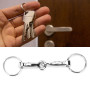 SALUTUY Porte-clés mors - Design unique - Fabrication exquise - Connexion solide et pour porte-clés