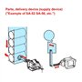 Électro-aimant push-pull SA 1192, résistance à l'usure stable, faible friction 220VAC 7.8N, course 10mm, électro-aimant pour l'a